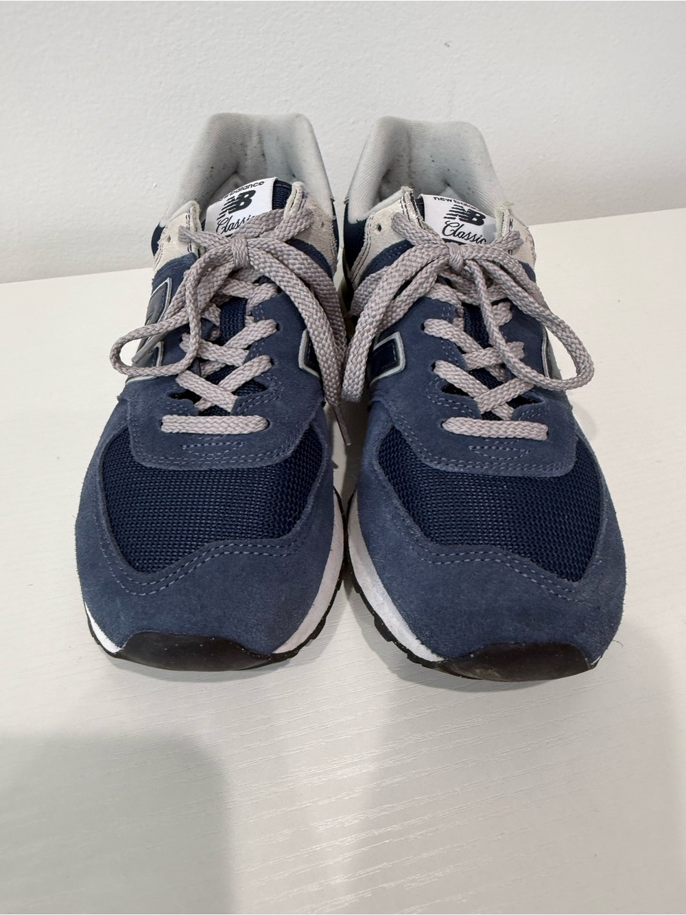 New Balance Navy and Grey Runwalk Sneakers